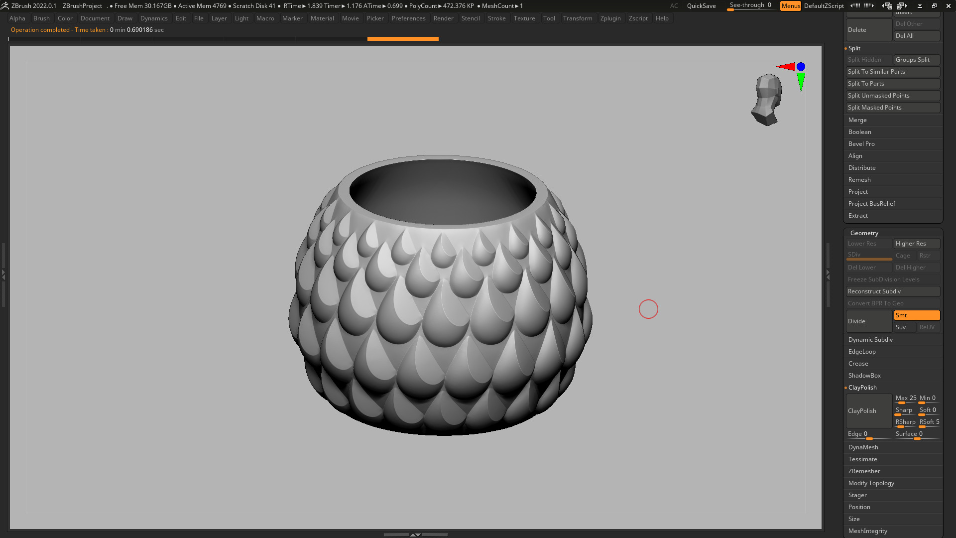 vase 3d print 260 3D print model_3