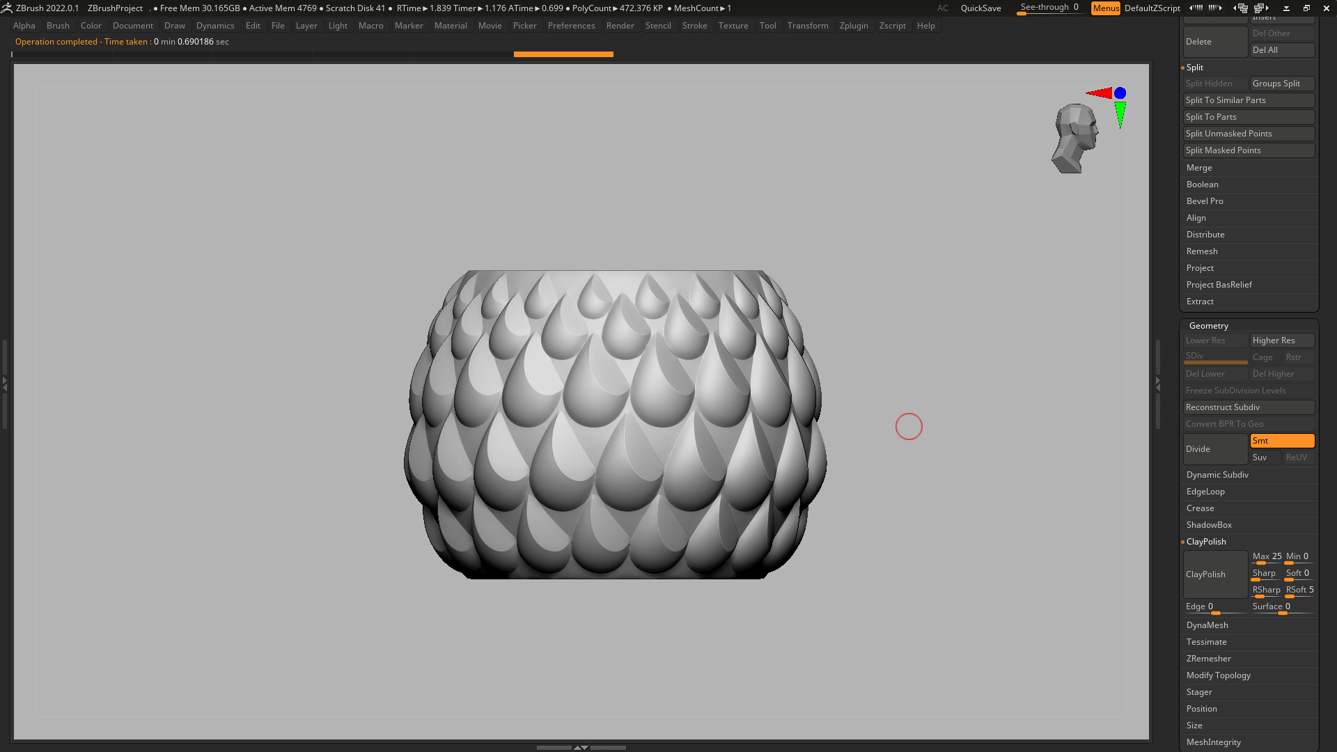 vase 3d print 260 3D print model_4