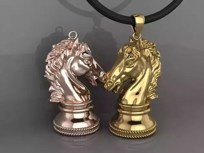 PENDANT CHESS HORSE