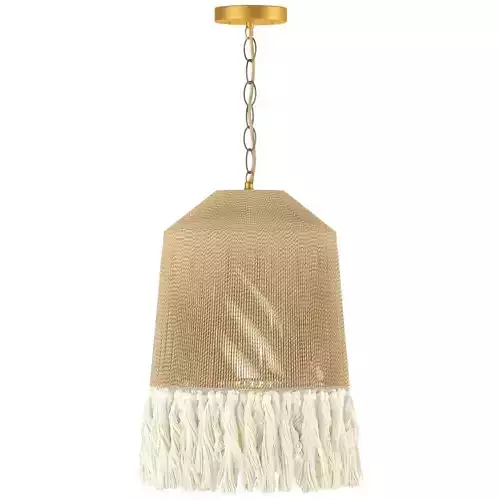 Creative Co-op Ec Coastal Lamp with Rope Shades