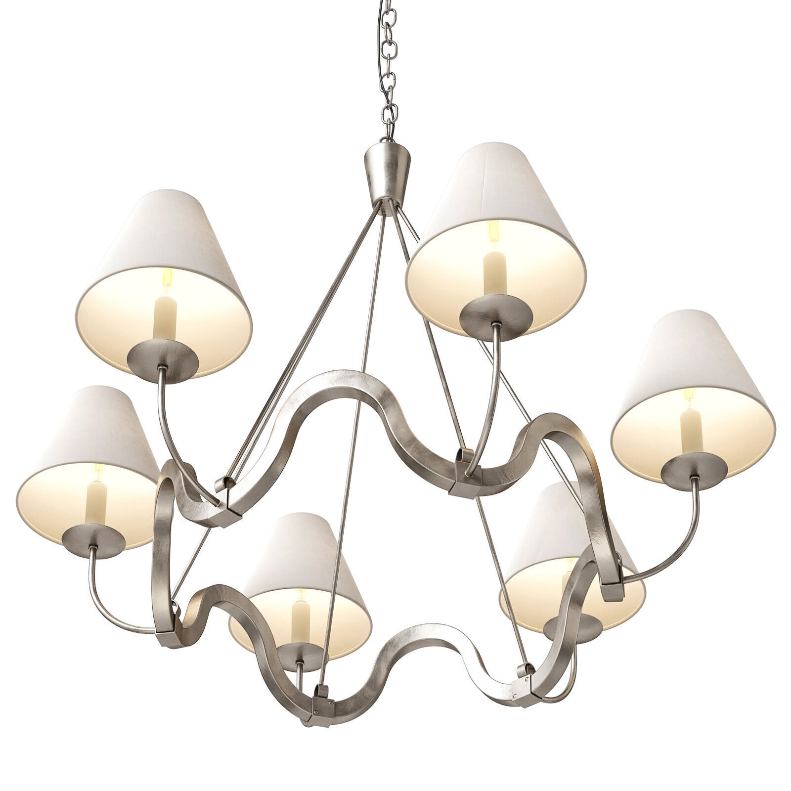 Niermann Weeks Volute chandelier 3D model_3