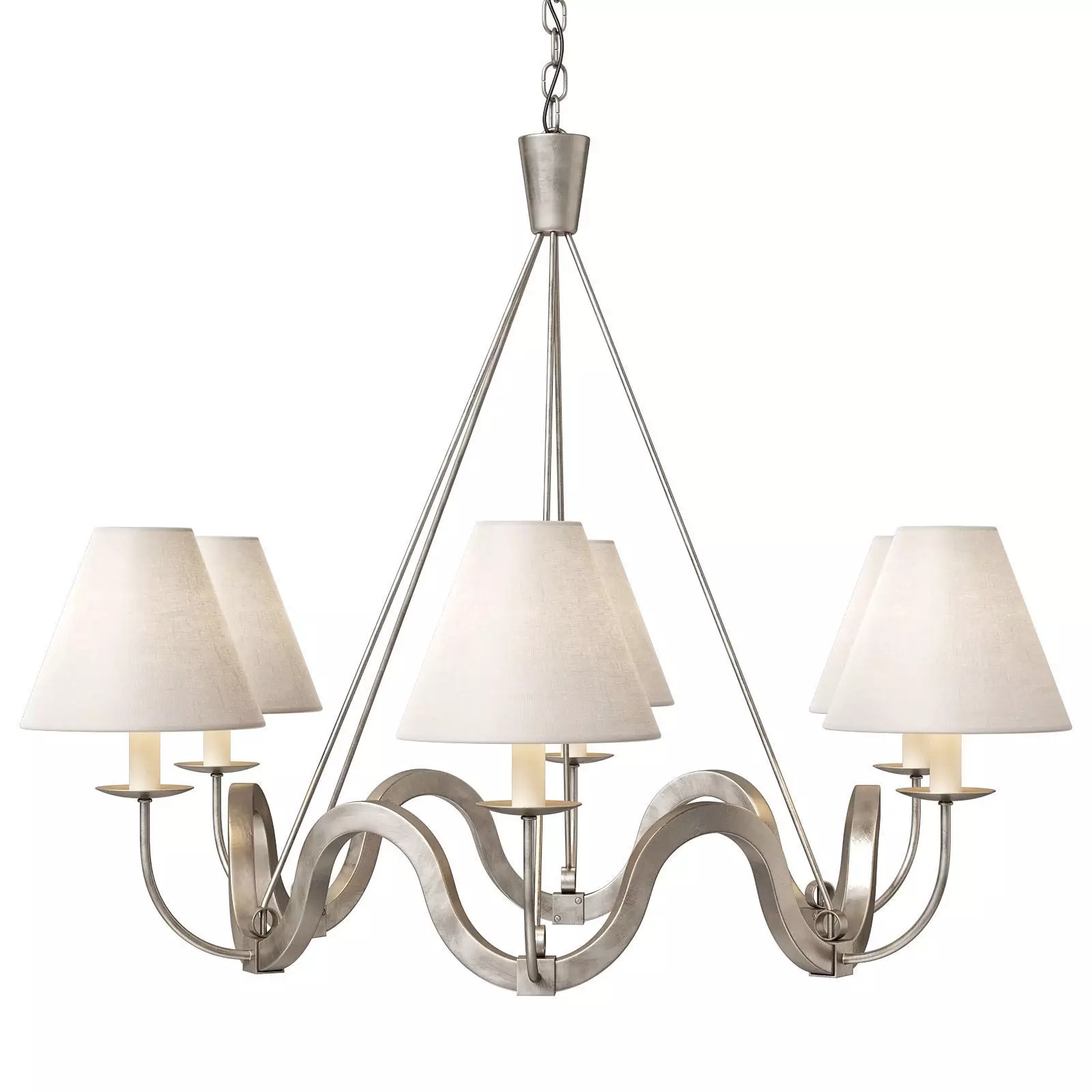 Niermann Weeks Volute chandelier 3D model_0