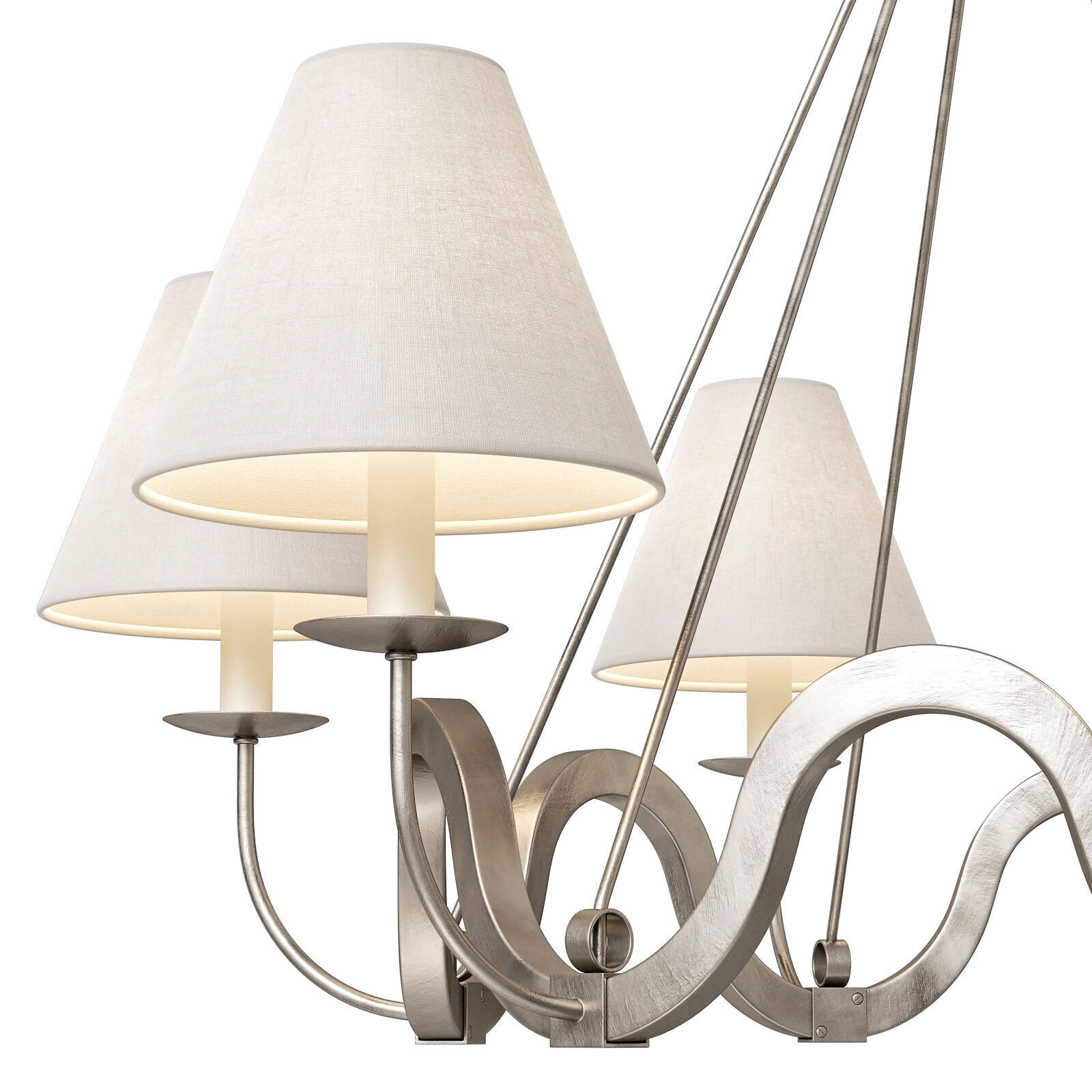 Niermann Weeks Volute chandelier 3D model_4