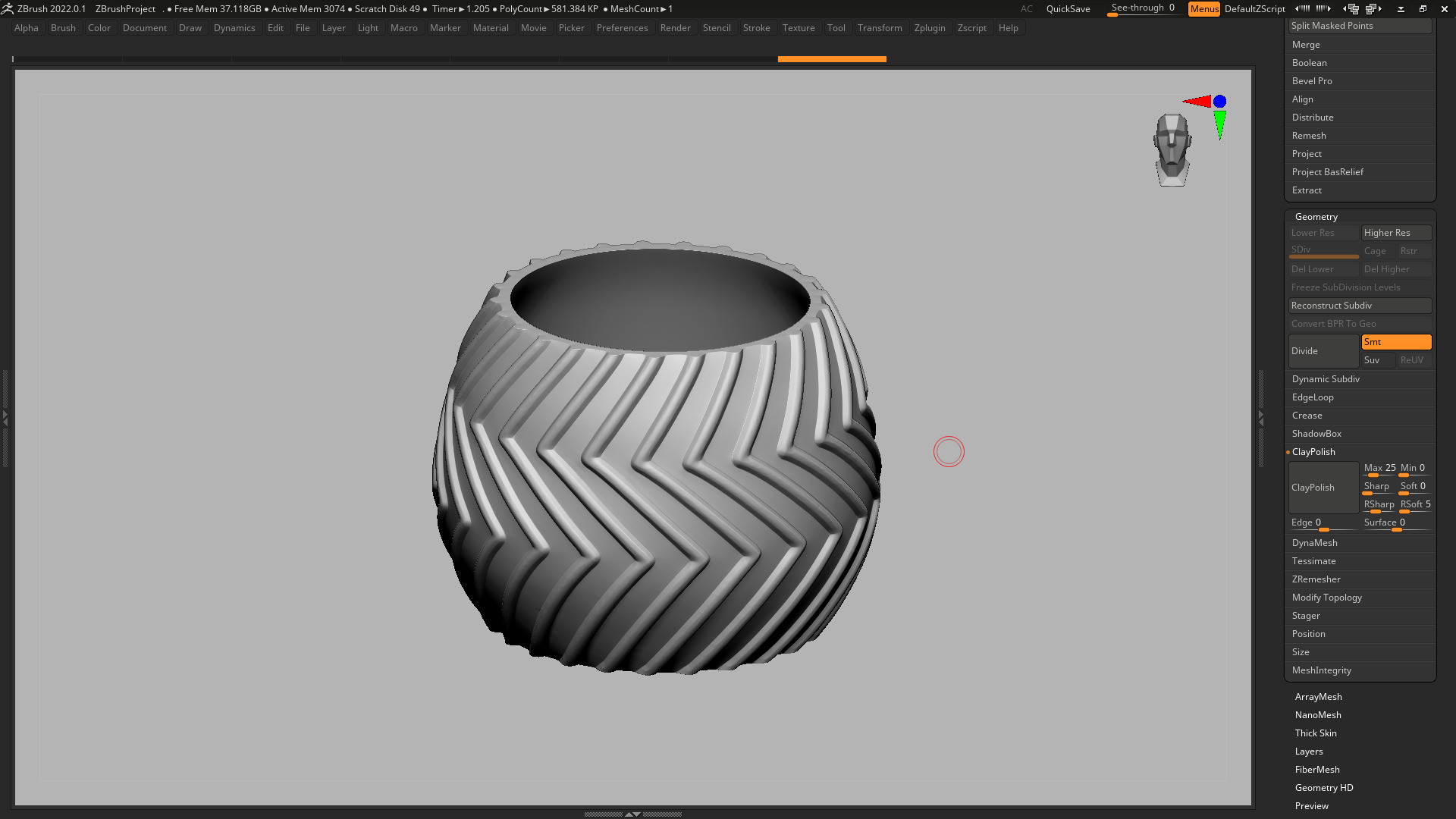 vase 3d print 256  3D print model_3