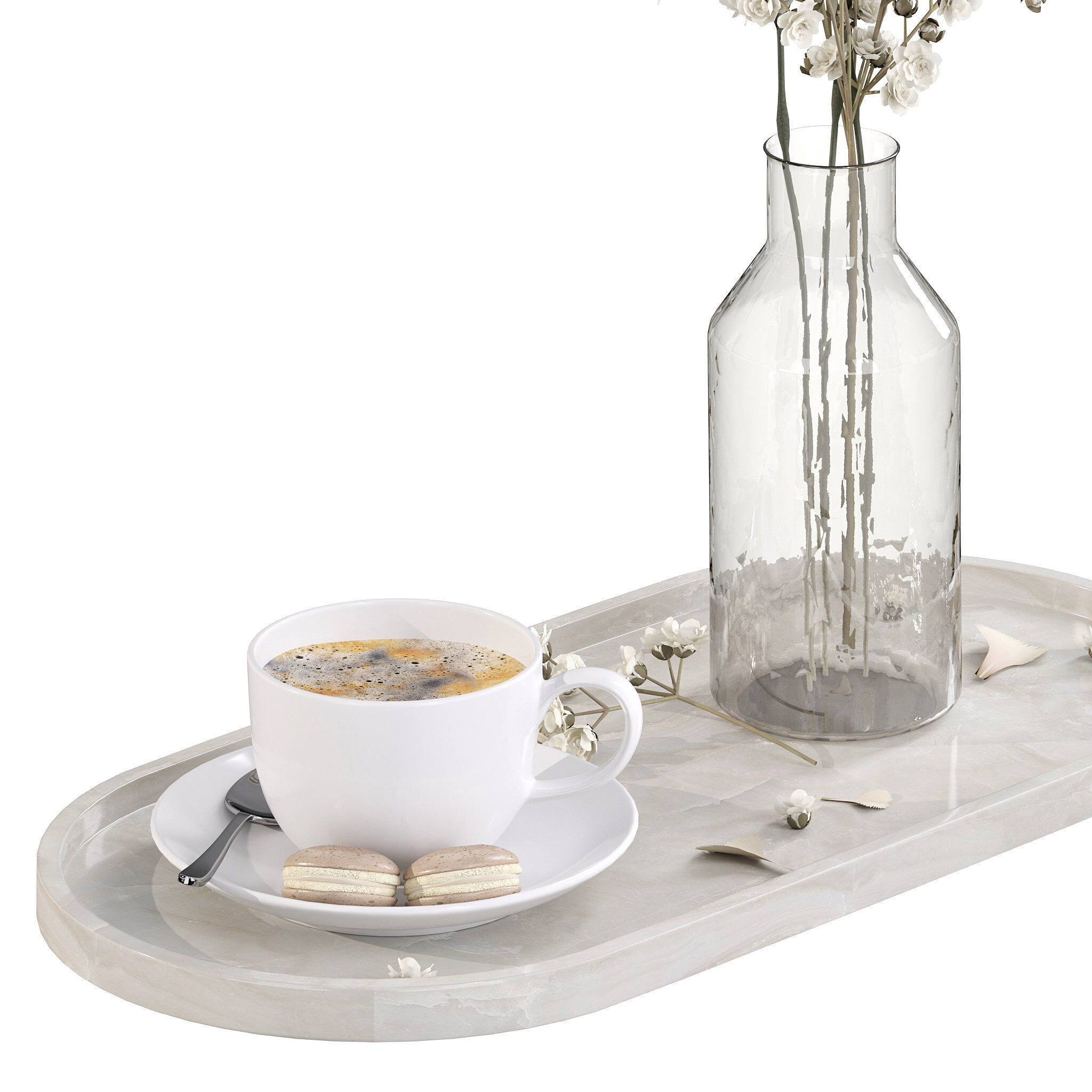 Coffee set 08 3D model_12