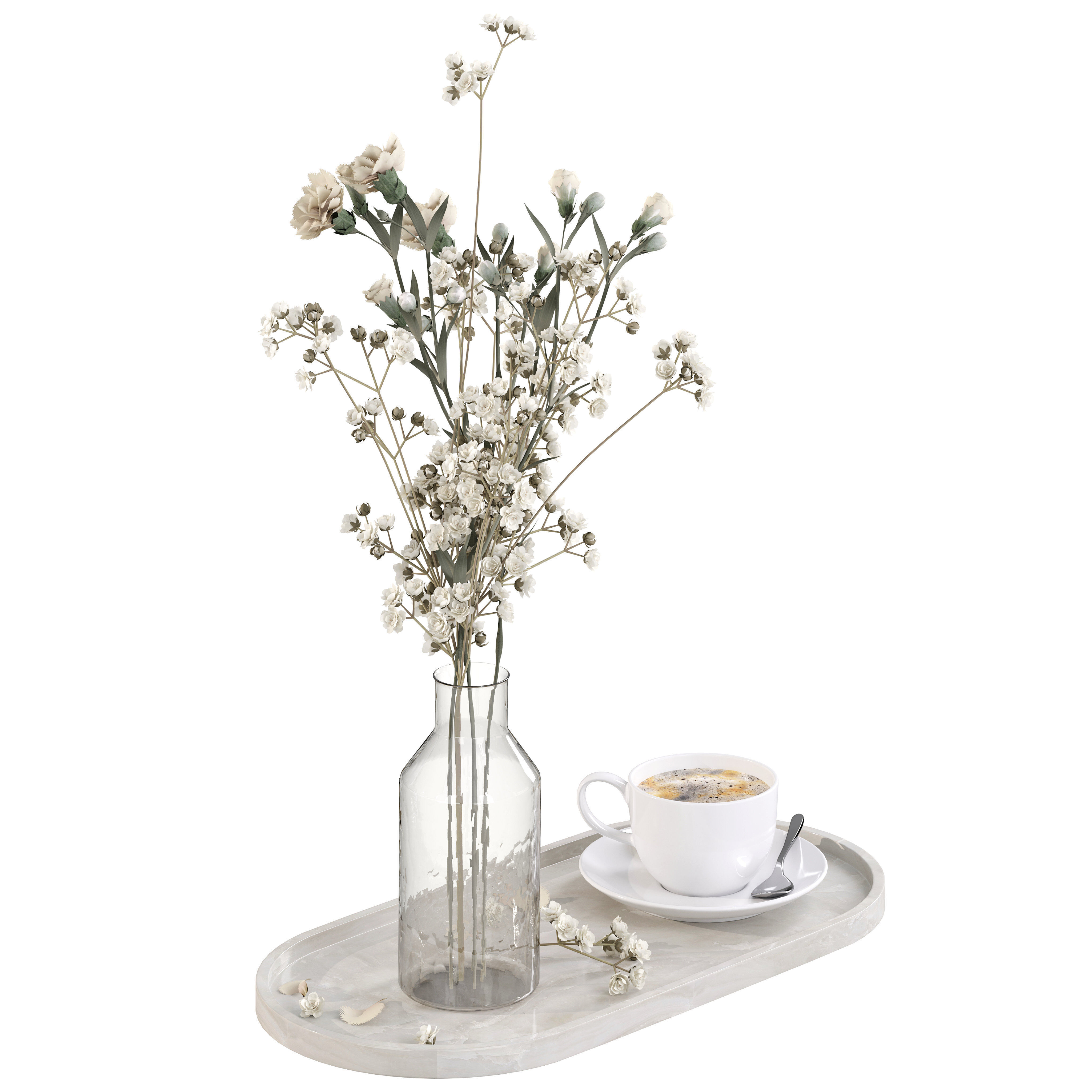 Coffee set 08 3D model_1