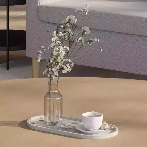 Coffee set 08 3D model