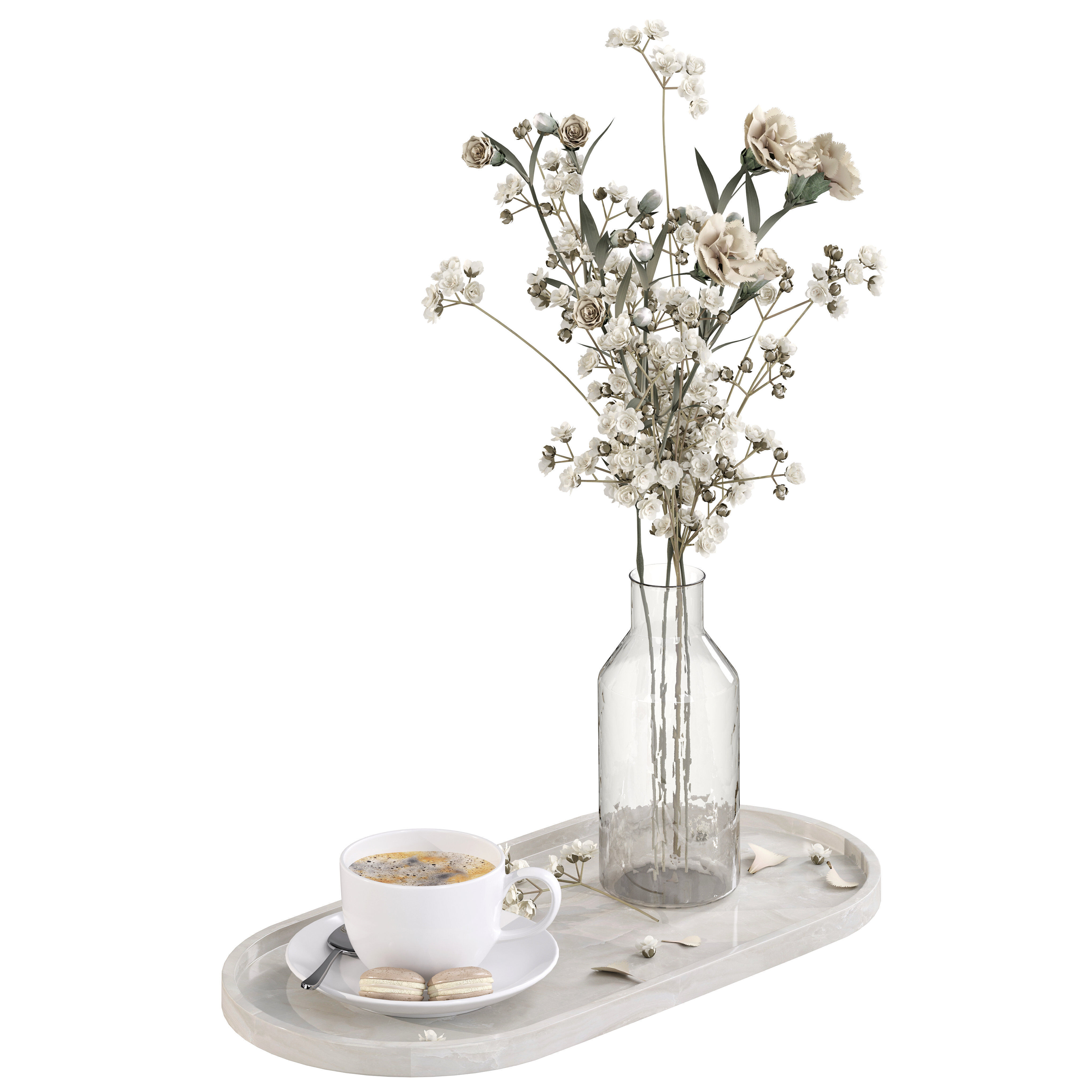 Coffee set 08 3D model_4