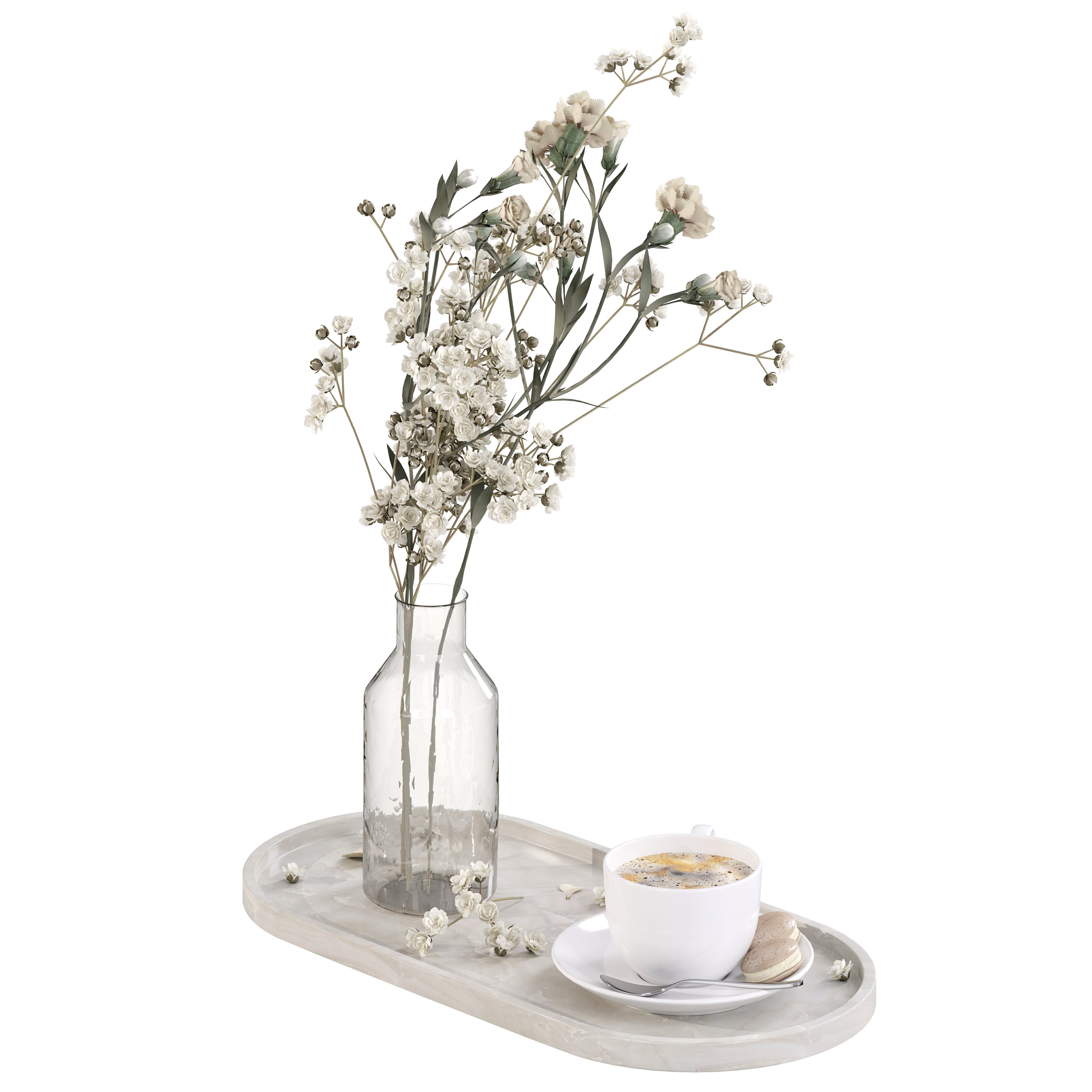 Coffee set 08 3D model_2