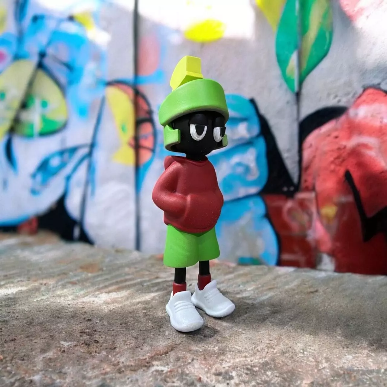 Marvin the martian urban vibes looney tunes 3D print model_0