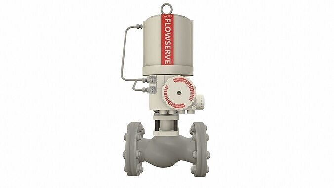 Control Valve Model Low-poly 3D model