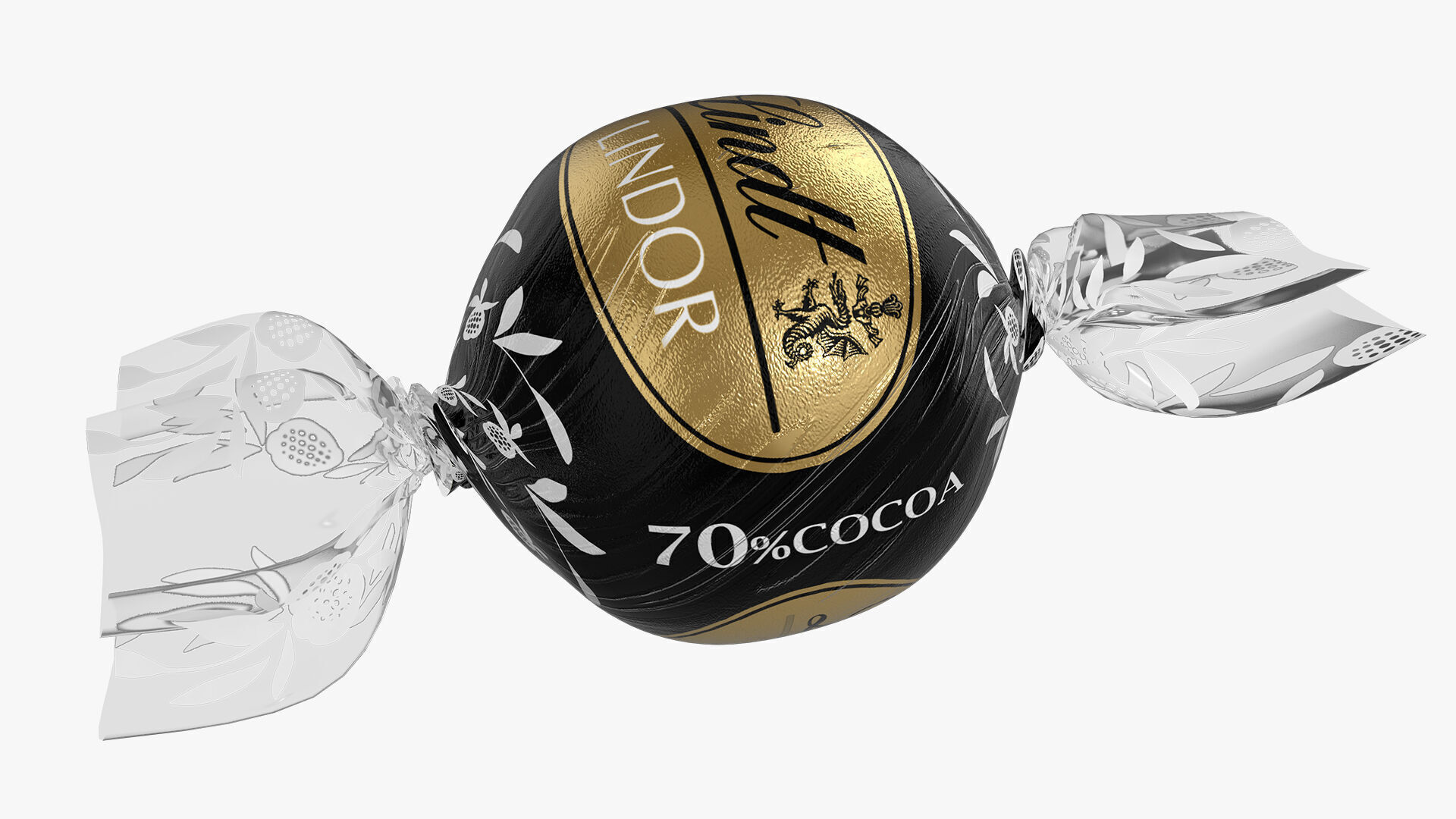 Lindt LINDOR Extra Dark Chocolate 70 Percent cocoa 3D model_2