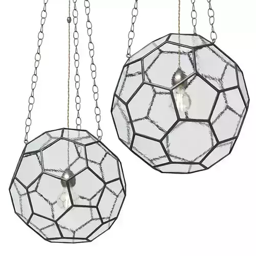 Rose Uniacke Leaded Lantern Pendant light