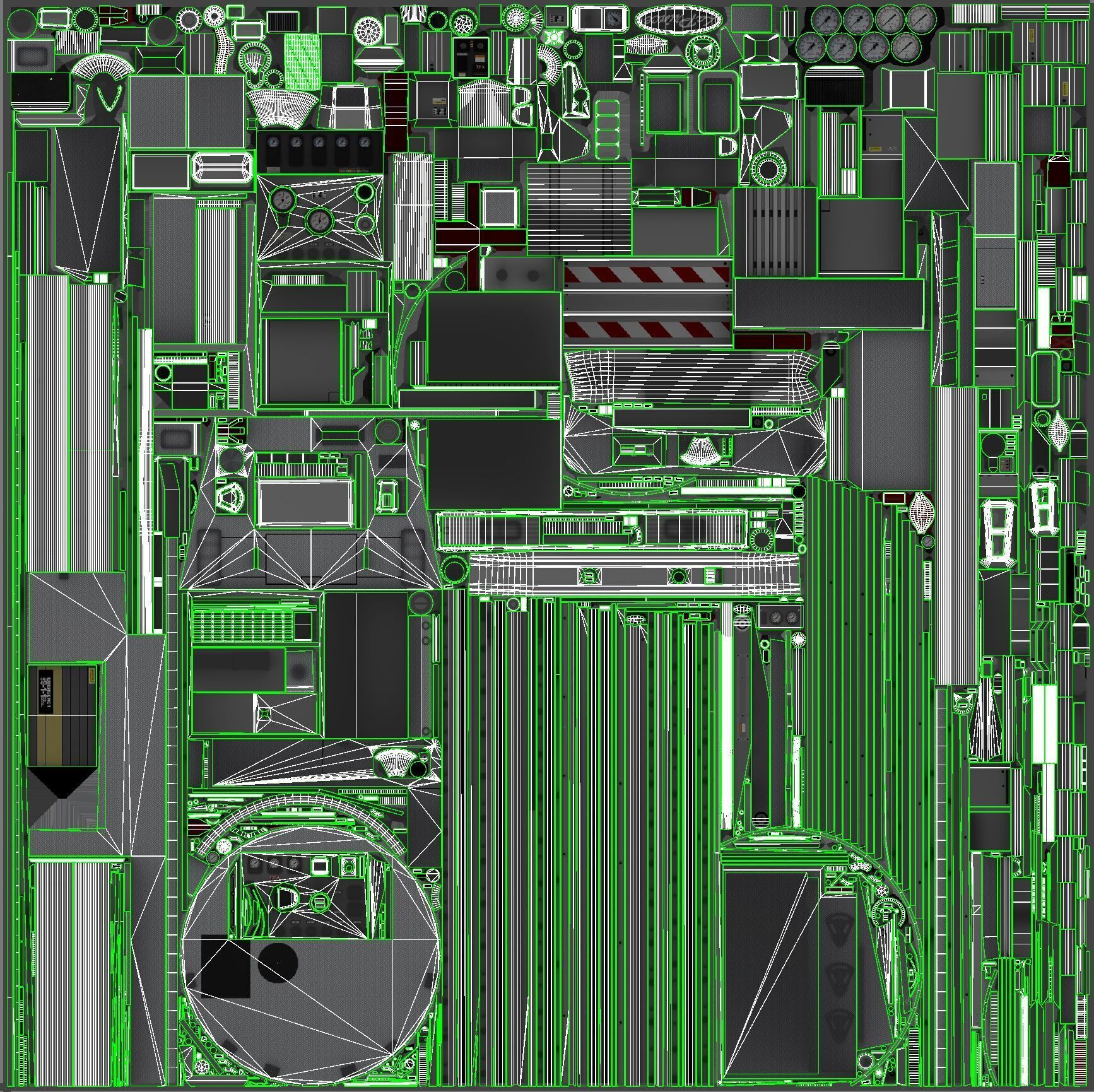 Ladder Truck 3D model_56