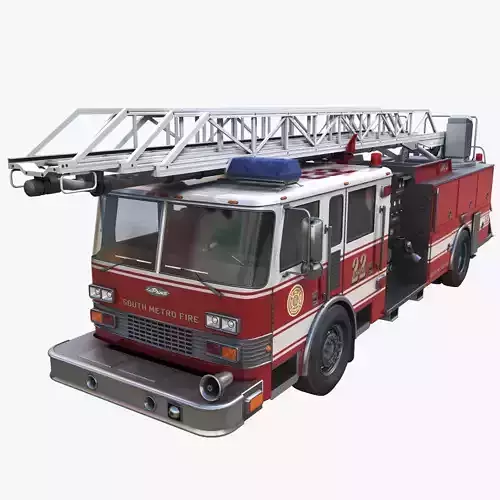 Ladder Truck 3D model