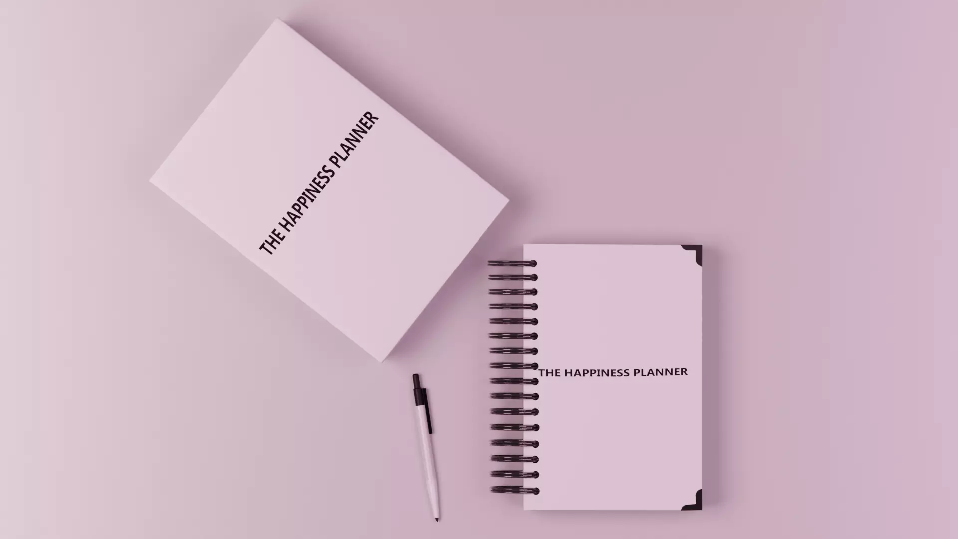 Book with box and pen 3D model_0