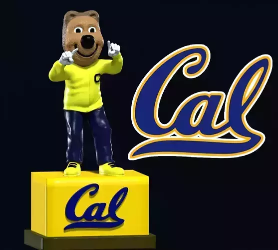 NCAA - Oski - University of California - Berkeley  3D print model