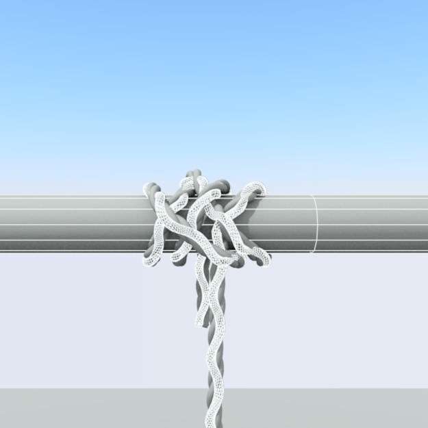 Hangman Noose and Gallows Low-poly 3D model_17