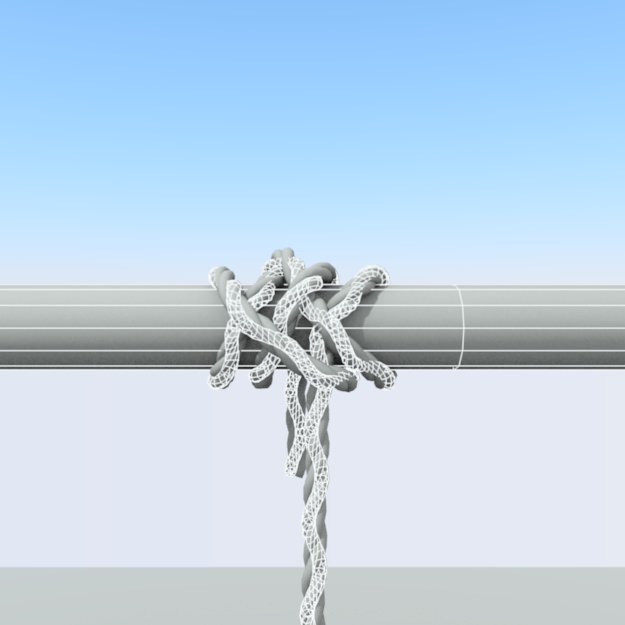 Hangman Noose and Gallows Low-poly 3D model_20
