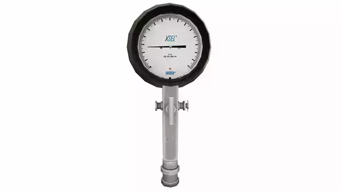Dial Gauge Model Low-poly 3D model