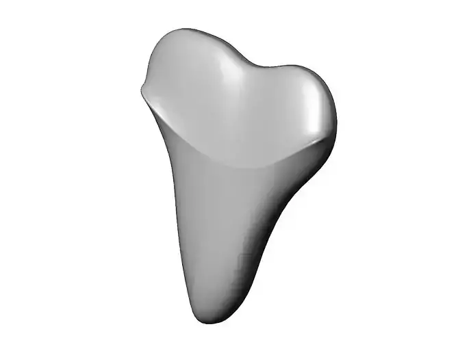 Shark tooth onlay relief molding ornament