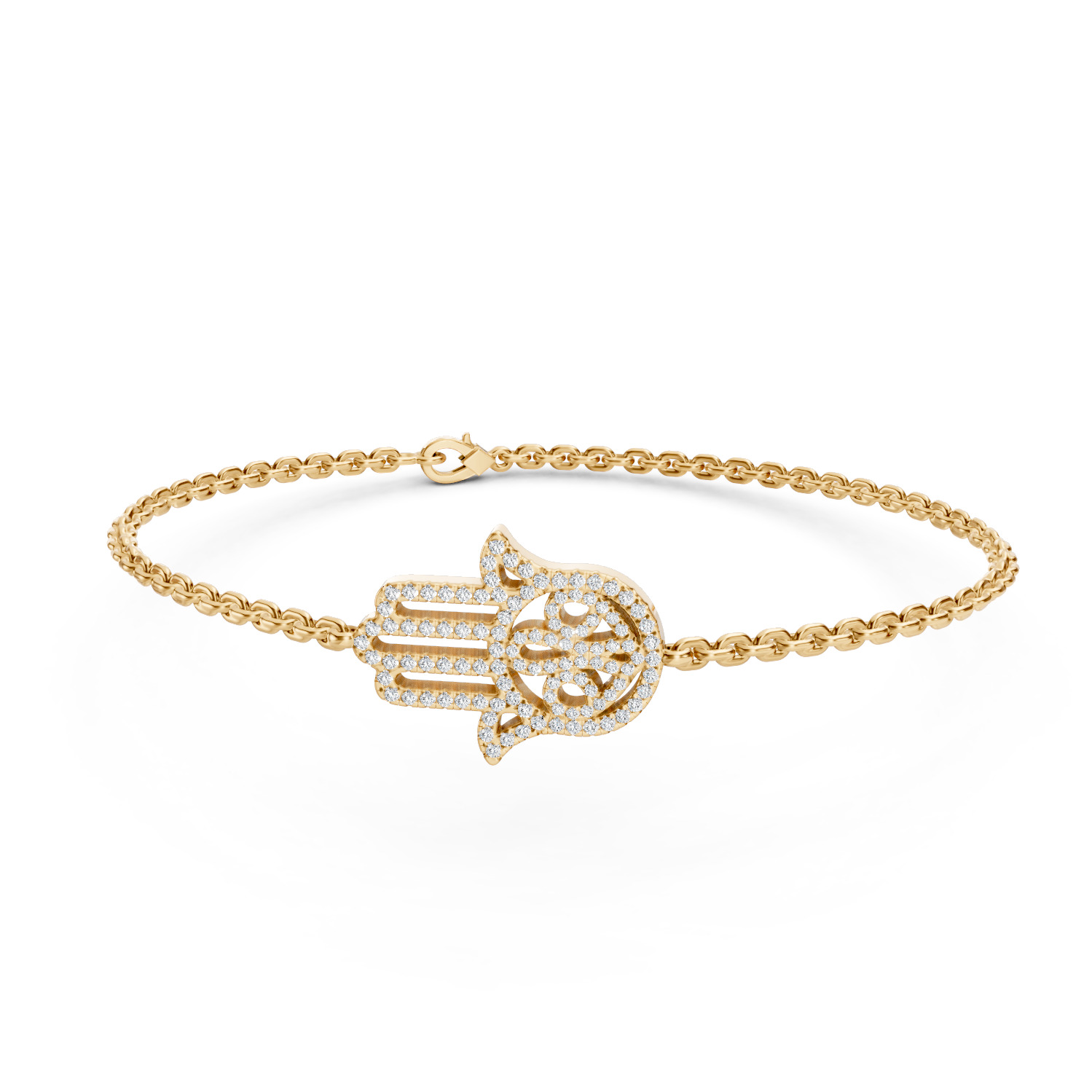 Messika Hamsa Bracelet 3D print model_1