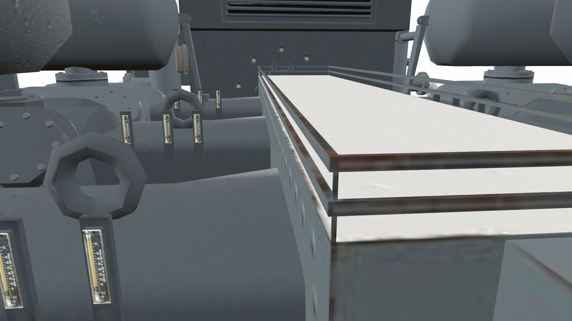 Compressor Pump Low-poly 3D model_6