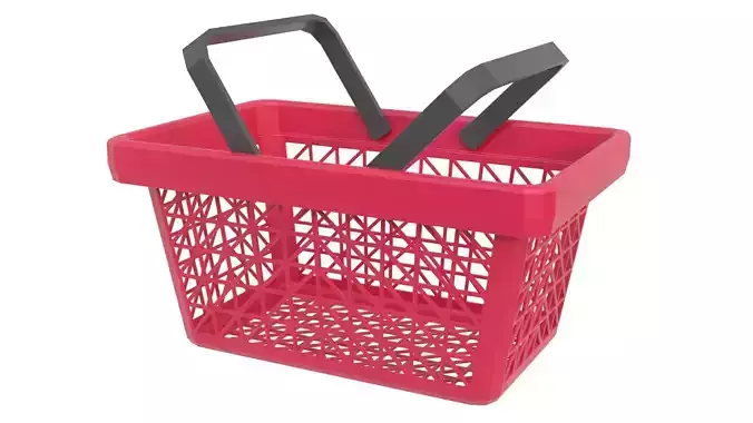 Shopping basket 15 3D model