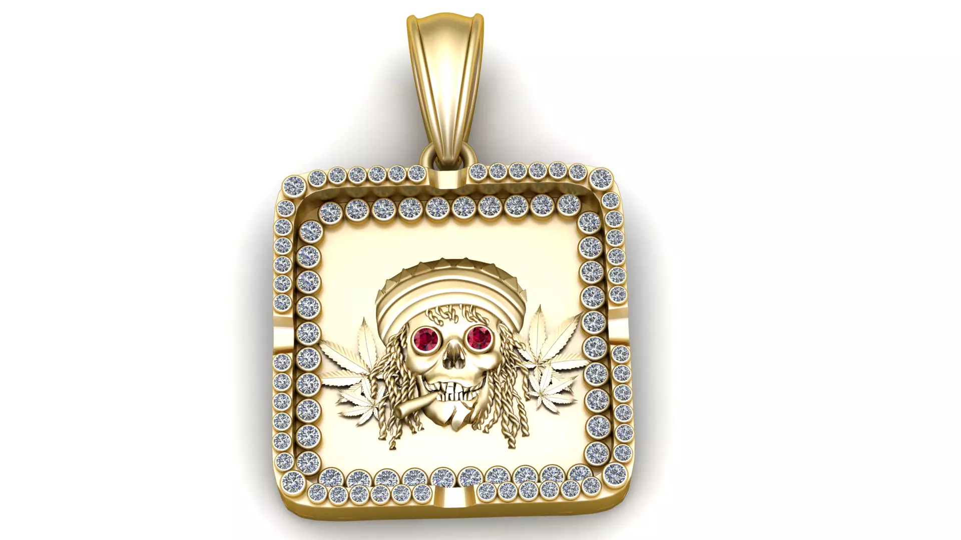 SKULL TREE SHAPE PENDANT 3D PRINTABLE MODEL  3D print model_0