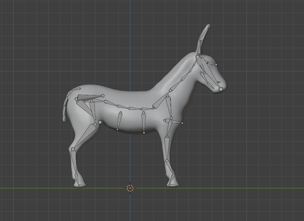 Donkey 3D model_6