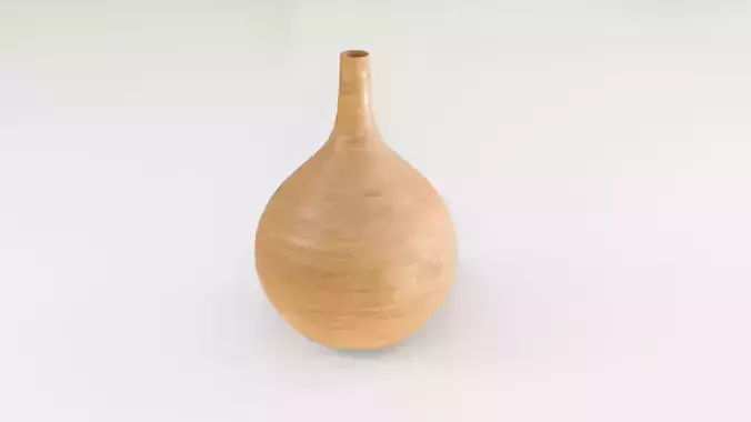 Decorative Wooden Vase