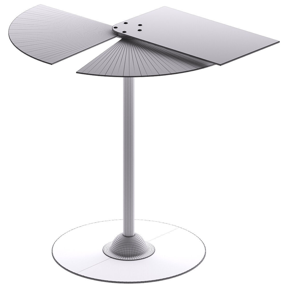 Fan Table 1930 3D model_19