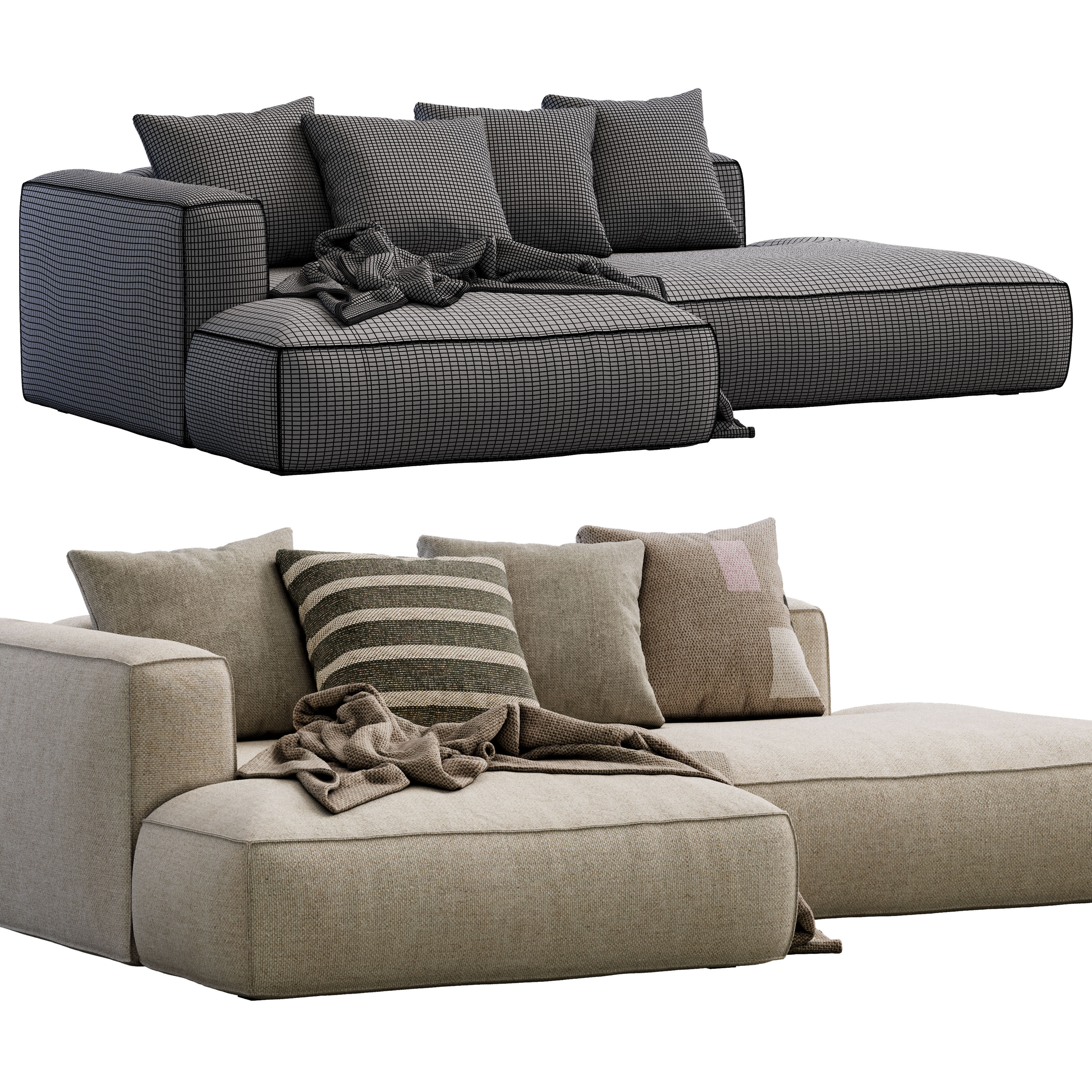 Roxen Sofa By Mononova 3D model_3