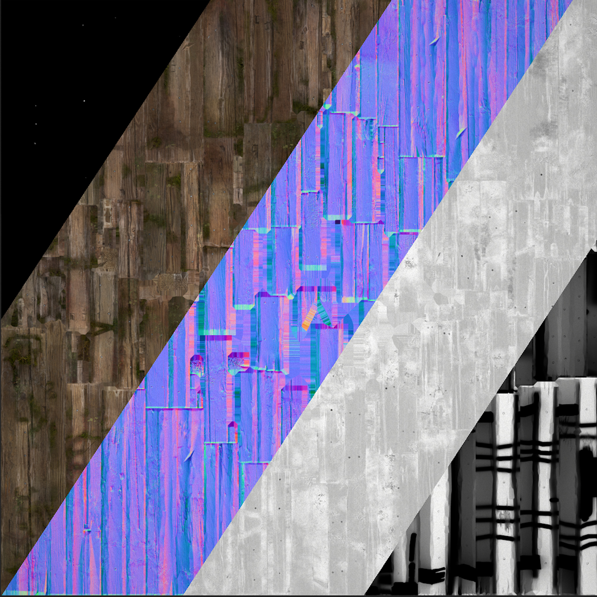 Medieval Coal Ore Mine Low-poly 3D model_54