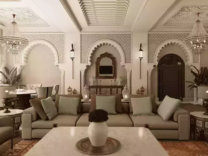 Morrocan style living room 