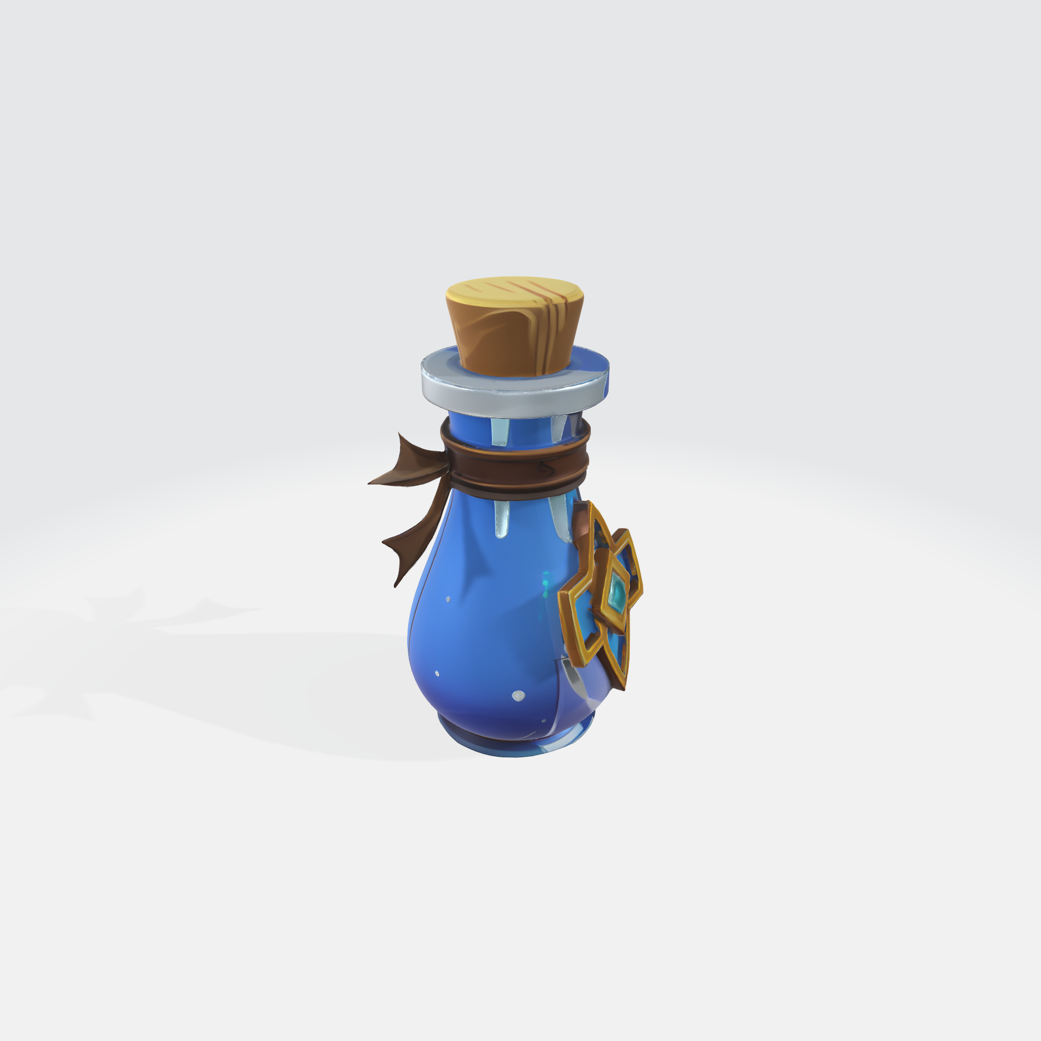 Enchanted Potion Bottle 3D model_3
