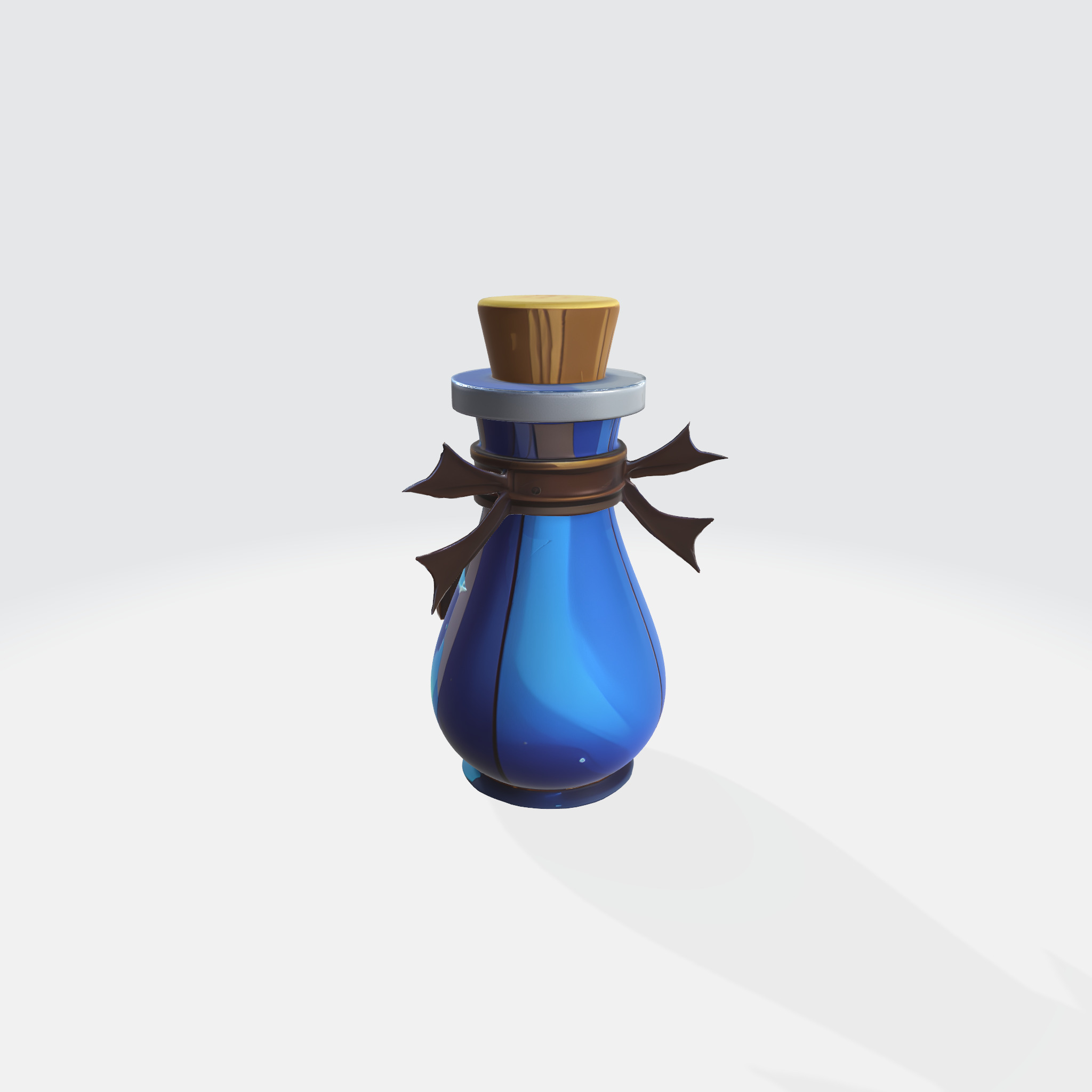 Enchanted Potion Bottle 3D model_2