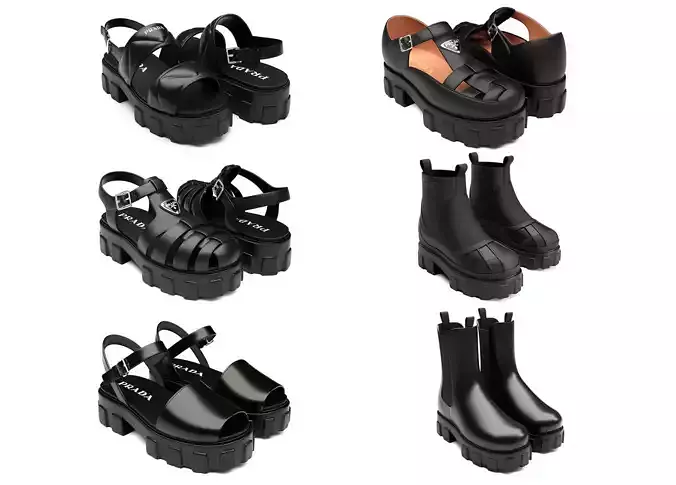 Prada collection set - sandals and boots Prada collection set - sandals and boots