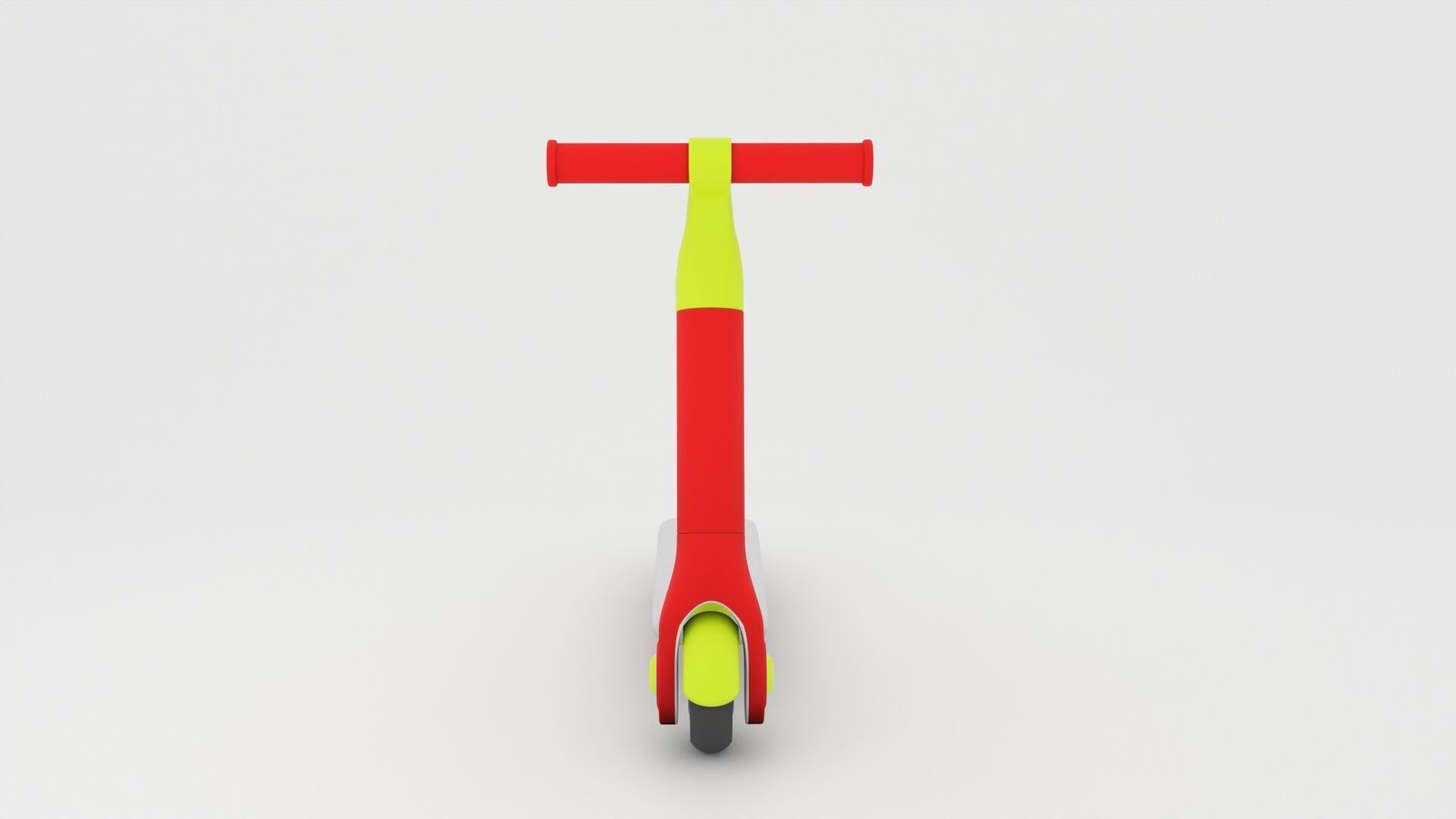 Kids Scooter Cartoon 3D Model Low-poly 3D model_5