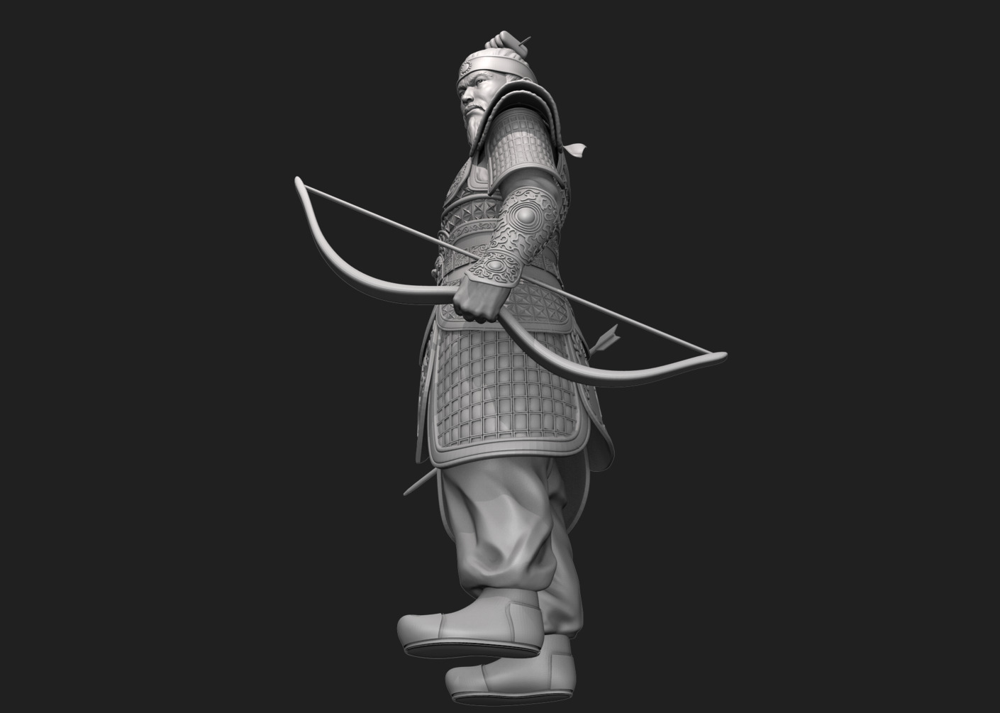 Jang Bo go        an ancient Korean sea merchant and general 3D print model_14