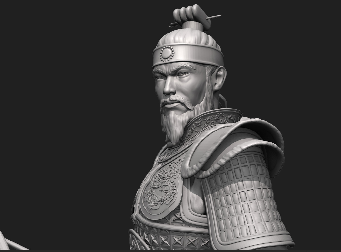 Jang Bo go        an ancient Korean sea merchant and general 3D print model_19