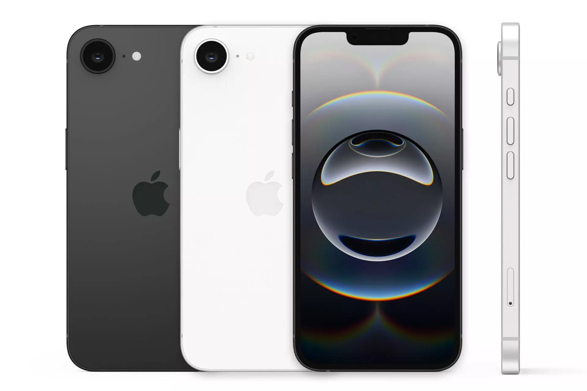 Apple iPhone 16e 3D model_0