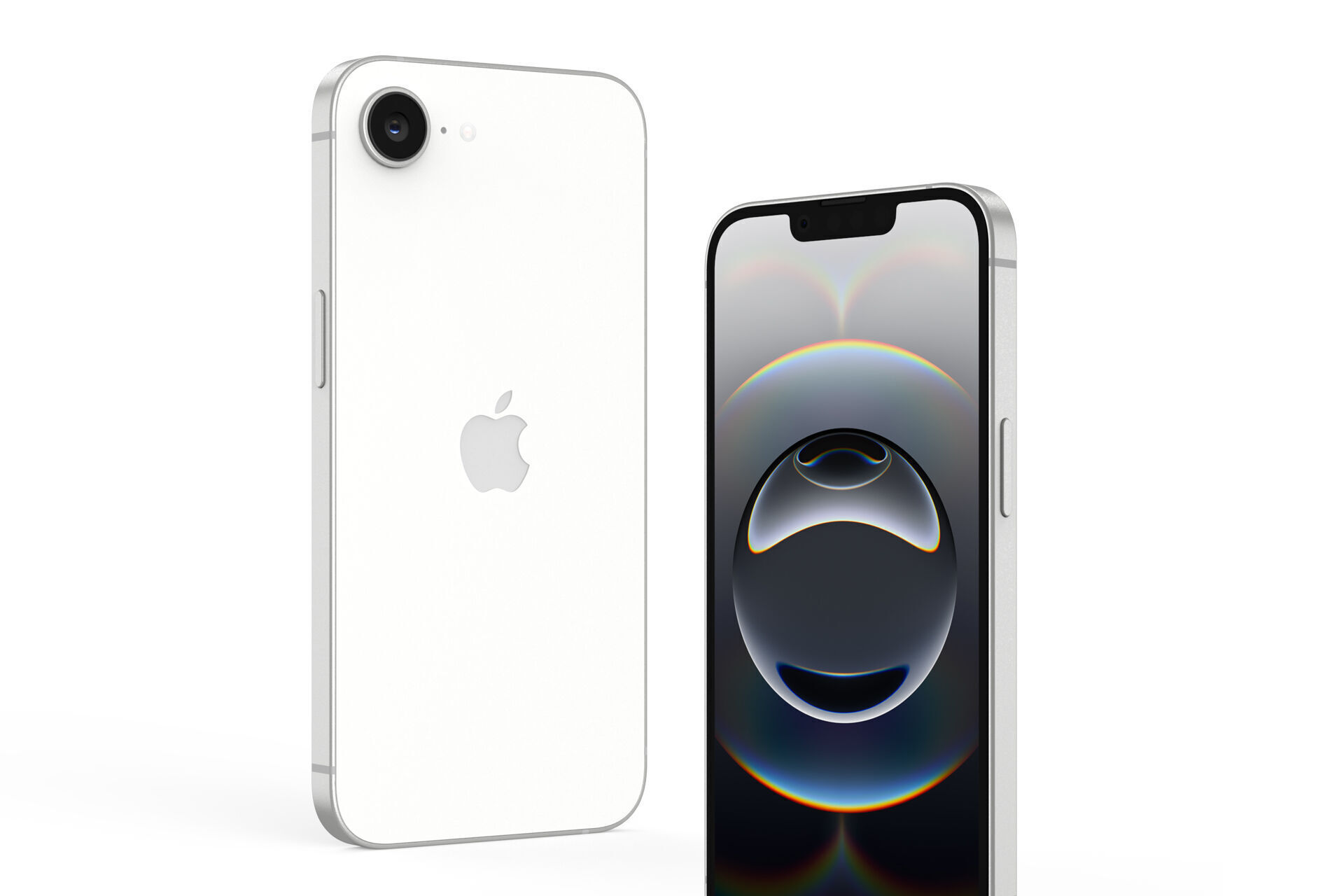 Apple iPhone 16e 3D model_9