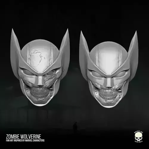 Zombie Wolverine Fan Art 3D printable files for action figures
