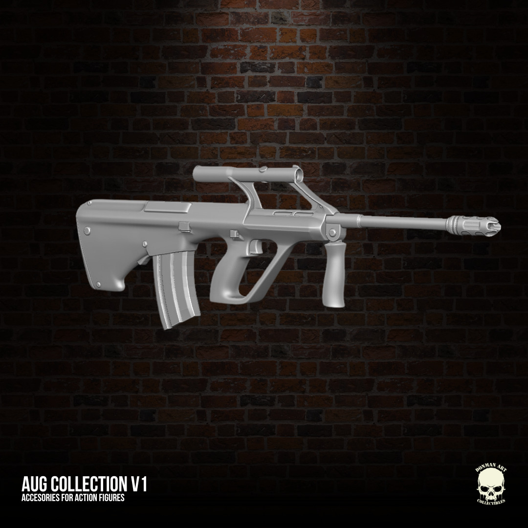 AUG Collection V1 3D printable files for Action Figures 3D print model_1
