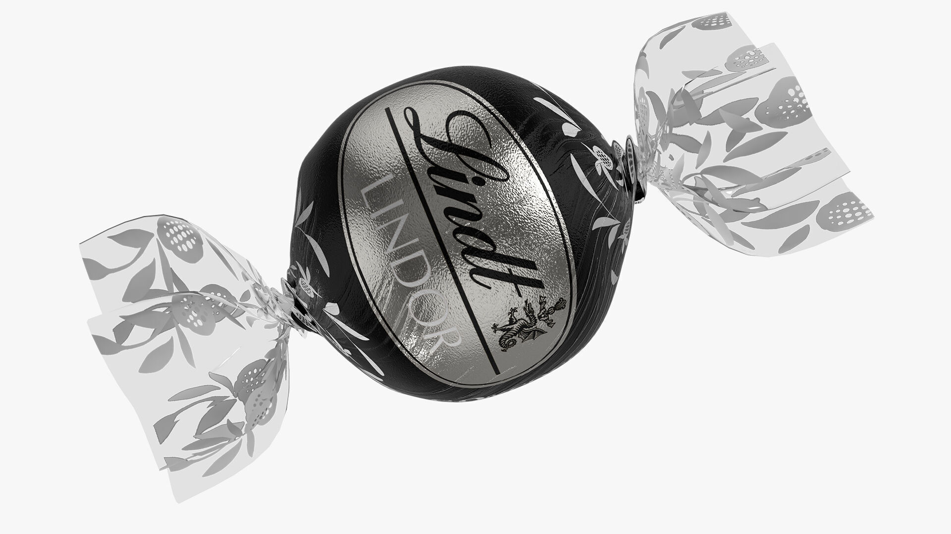 Lindt LINDOR Extra Dark Chocolate 60 Percent cocoa 3D model_3