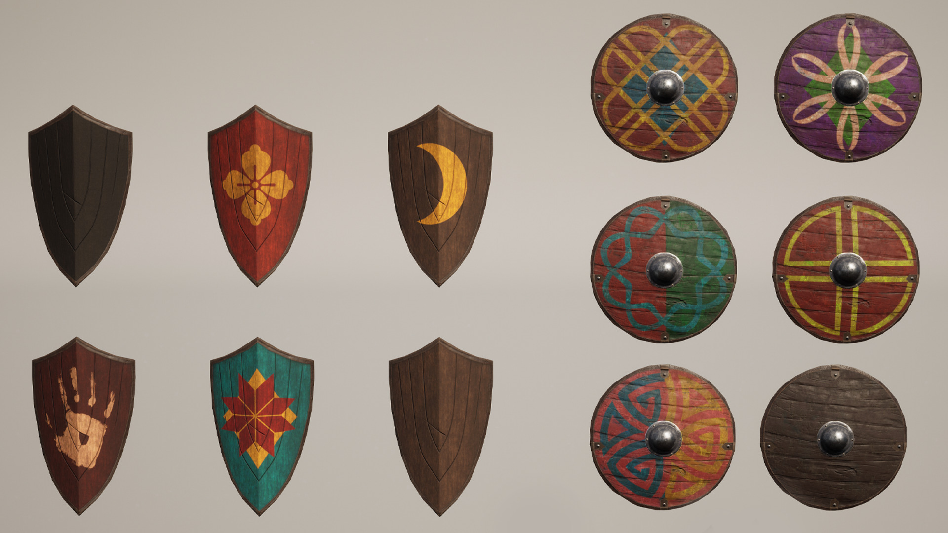 Knight Low-poly 3D model_7