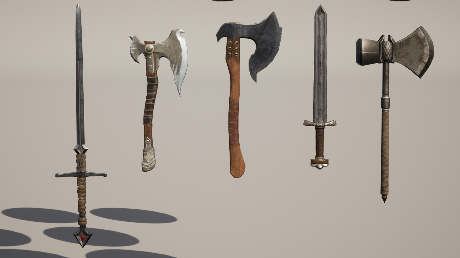 Knight Low-poly 3D model_8