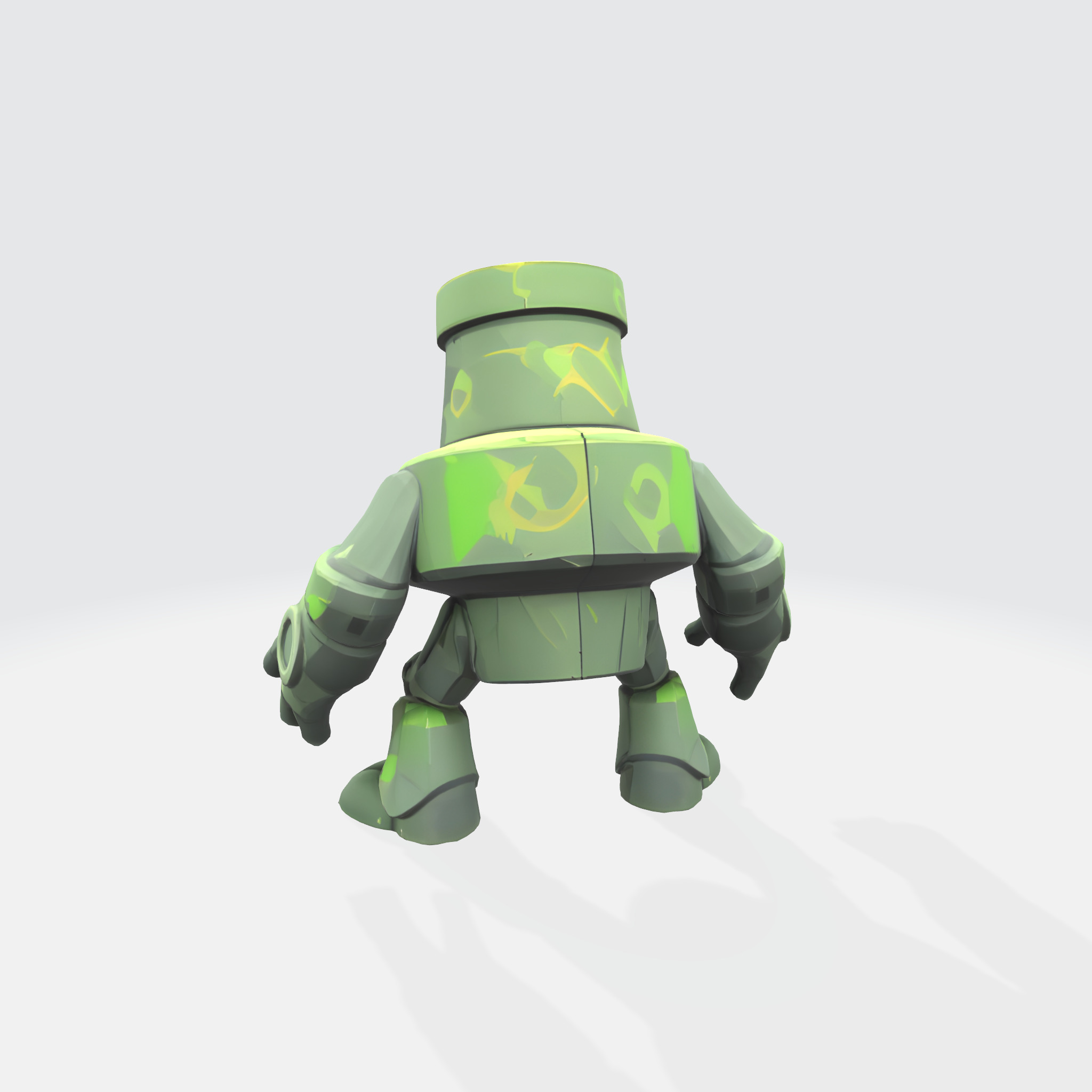 Robotic Sentinel - Camouflaged Surveillance 3D model_2