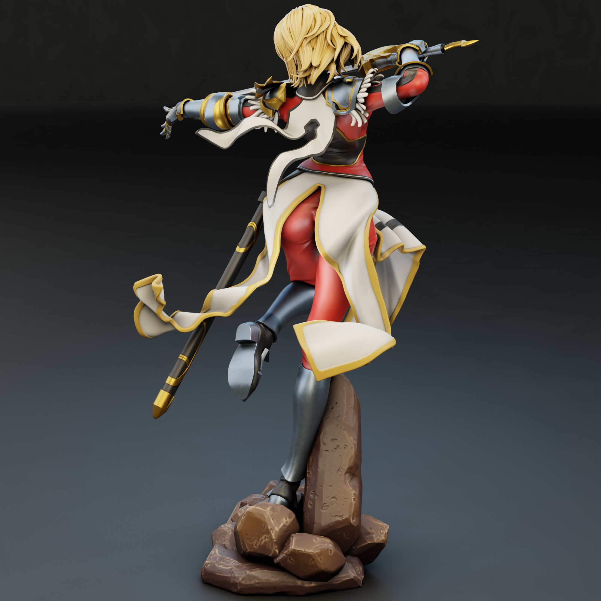 Cha Hae-In from Solo Leveling 3D print model_2